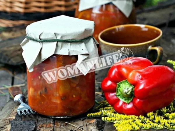 Салат з трьох баклажанів на зиму