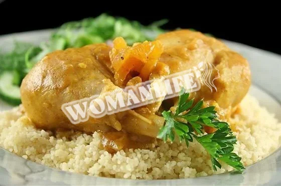 Курка з імбиром і абрикосами