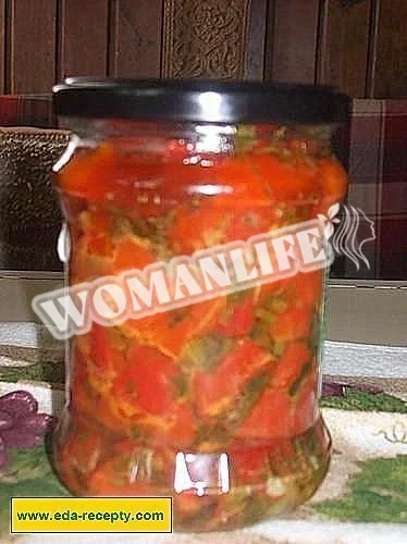 Болгарський перець на зиму з цукром