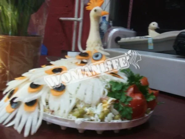 Салат з павича