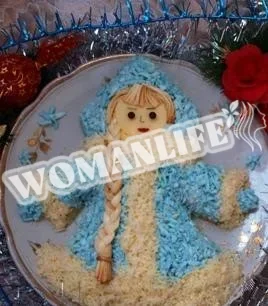 Салат Снігуронька