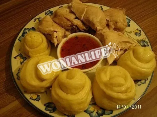 Курячий хінкал з волоськими горіхами