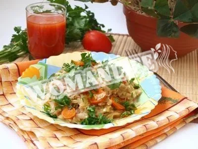 Рис з капустою та овочами Лаханорізо
