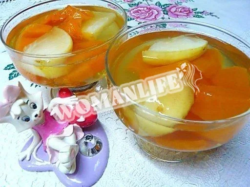 Желейний гарбузовий десерт