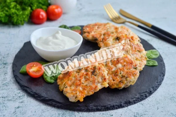 Рубані курячі котлети з сиром