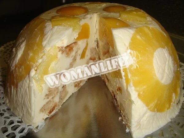 Торт Ніжний ананасовий