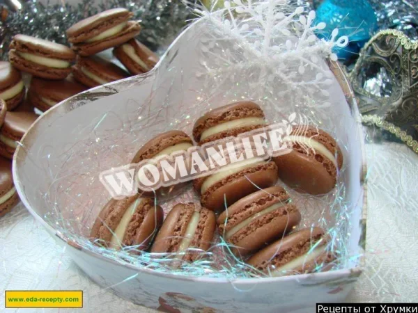 Шоколадні макаронси Інь-Янь