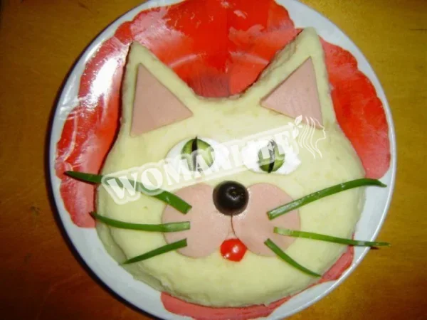 Картопляне пюре «Котик»