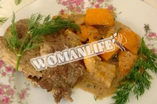 М'ясо з апельсинами