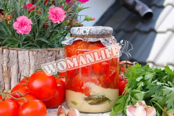 Закупорка помідорів з гірчицею на зиму