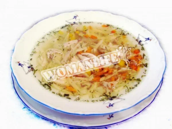 Курячий суп-локшина в мультиварці