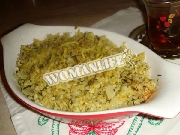 Булгур з корицею