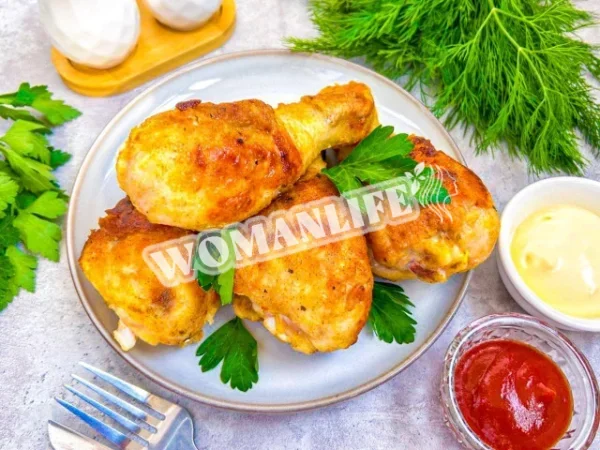 Курячі ніжки в клярі на сковороді