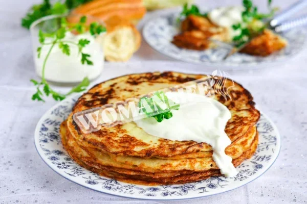 Оладки з капустою