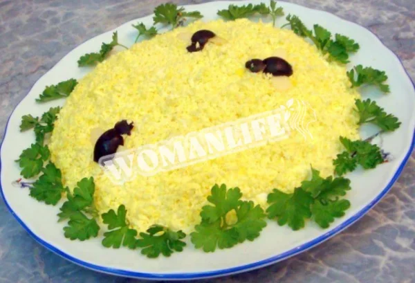 Салат з кульбаби