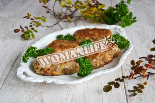 Котлети з консервованої сайли