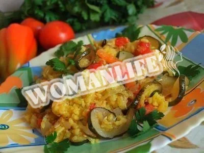 Паелья з овочами