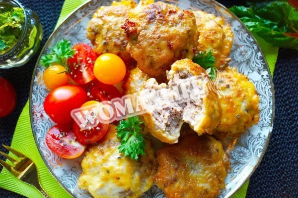 Фарш в клярі на сковороді
