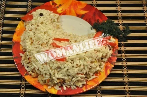 Листковий салат з куркою