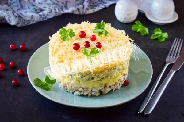 Салат Чоловічий каприз з куркою