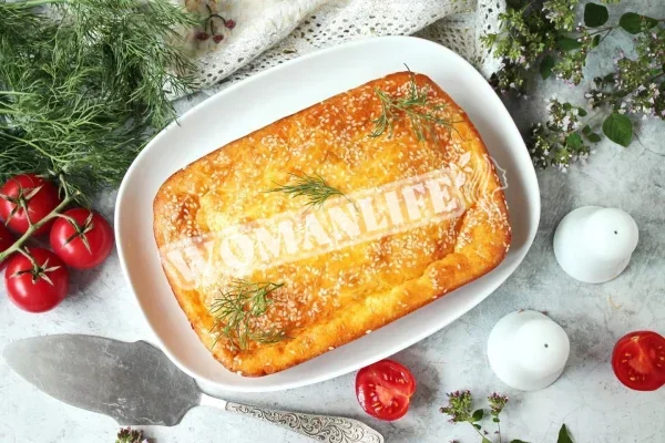 Пиріг з рибою і картоплею в духовці