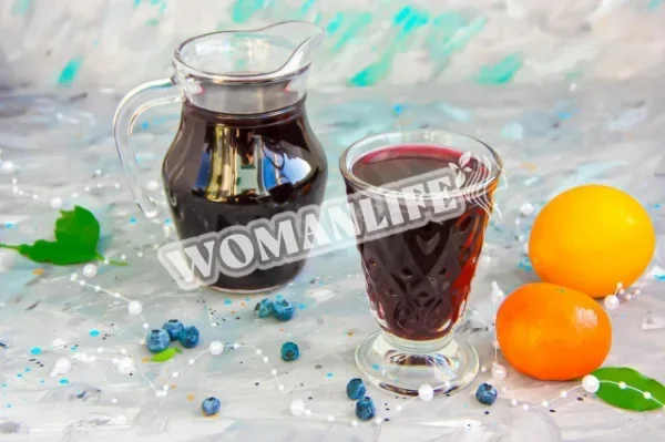 Чорничний компот з чорниці