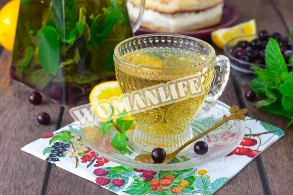 Чай з листя смородини