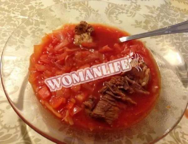 Легкий борщ