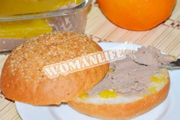 Печінковий паштет з апельсиновим желе