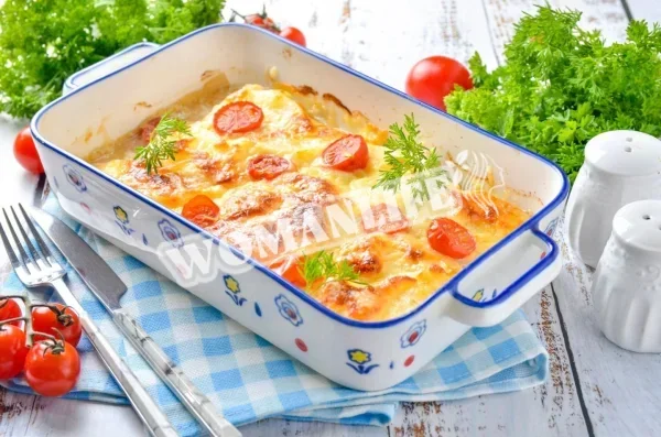 Індичка з ананасами в духовці