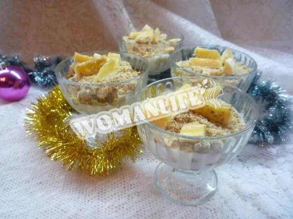 Бананова шарлотка