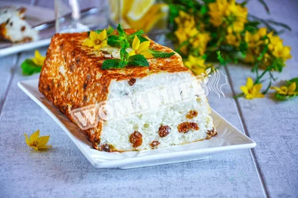 Сирна запіканка з рисом в духовці