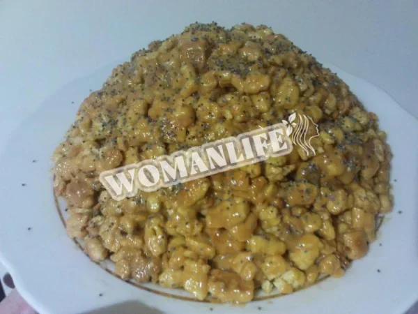 Мурашник на маргарині зі згущеним молоком