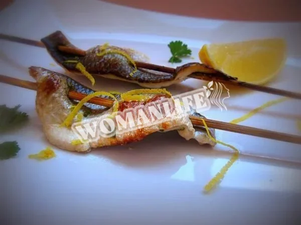 Рибний шашлик з медом і розмарином