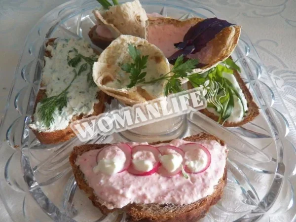 Закуска з процідженого мацуна (камац мацун)