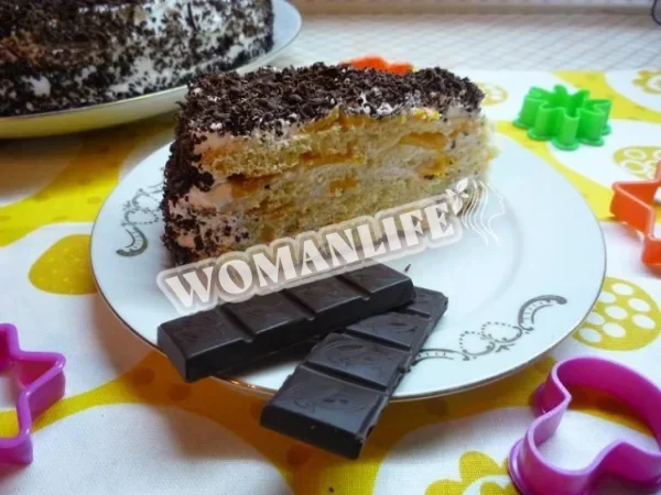 Торт «Молочна дівчинка» з масляним кремом