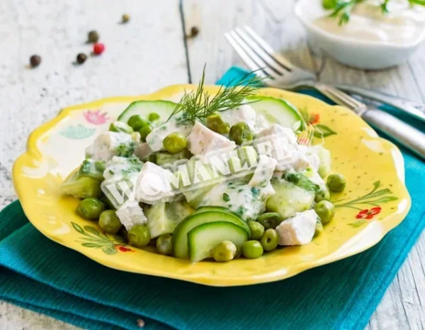 Салат Леді з куркою