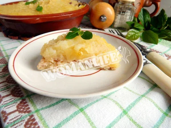 Запіканка з рибного фаршу