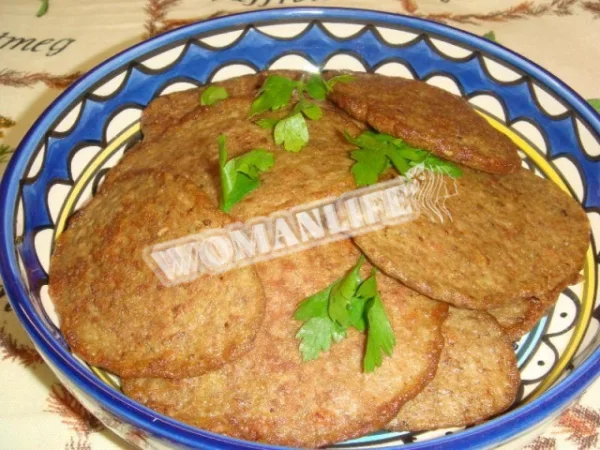 Оладки з курячої печінки