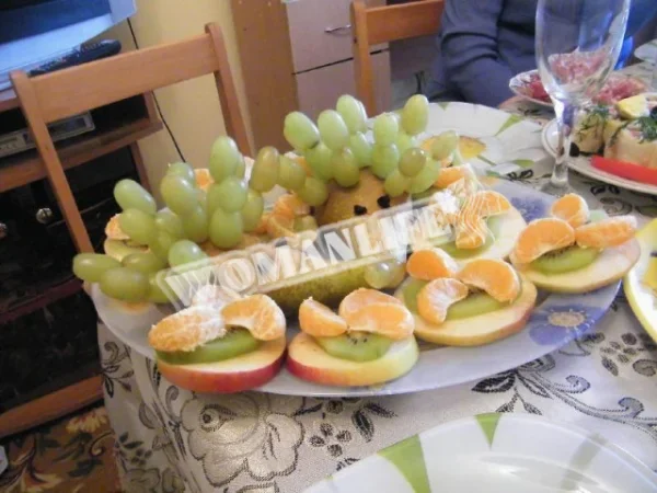 Їжачки з фруктів