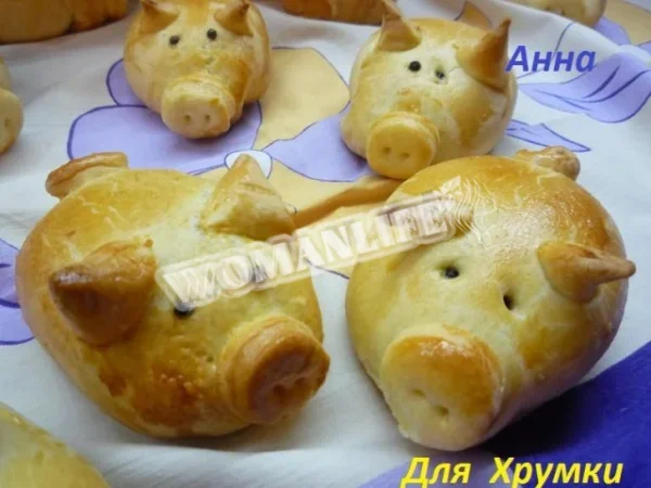 Пиріжки з фаршу в духовці Рум'яні Хрушки