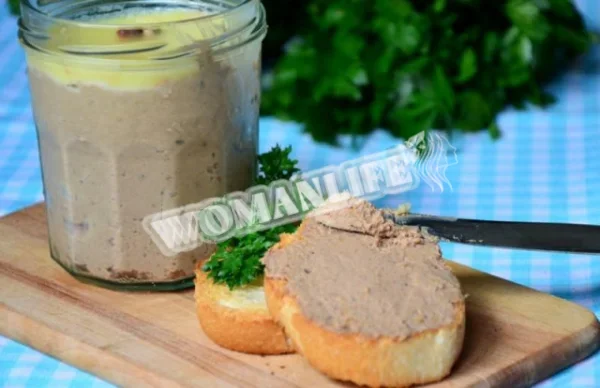 Паштет з курячої печінки з нутом