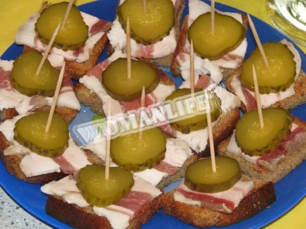 Канапе Закуски