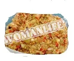 Баклажани з перцем (хацилім пайпель)