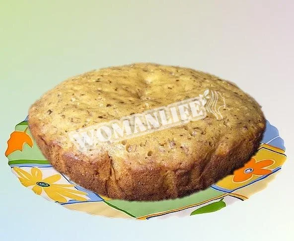 Шарлотка з бананами в мультиварці