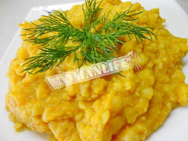 Класична горохова каша в мультиварці