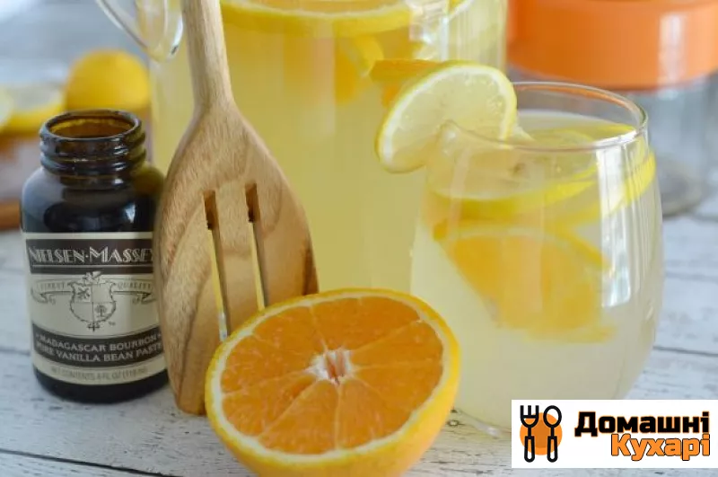 Рецепт Домашній лимонад з лимона і апельсина